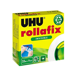 UHU Ruban adhésif invisible Rollafix 33 m x 19mm