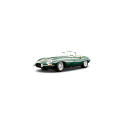 BBURAGO Metal Car Jaguar E-Type Cabriolet 1961 1/18