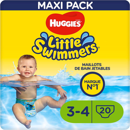 HUGGIES Little Swimmers Couches culottes Taille 3-4 (20 unités)