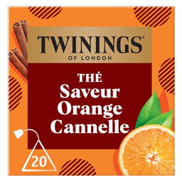 TWININGS Black Tea Orange Cinnamon flavour 20 bags 40 g