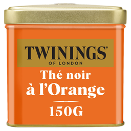 TWININGS Black tea with orange loose leaf 150 g