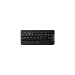LOGITECH Clavier sans fil Wireless Illuminated Keyboard K800 AZERTY Noir