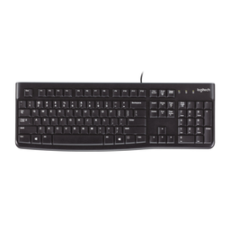 LOGITECH Keyboard K120 For Business Clavier Universel Usb Qwerty Anglais Noir