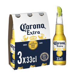 CORONA Cerveja Loura 3 x 33 cl