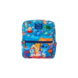 LOUNGEFLY Sac à dos mini Lilo & Stitch Camping Cuties AOP