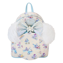 LOUNGEFLY Disney Set Sac À Dos Et Serre-Tête Mickey & Friends 100Th Anniversary Aop