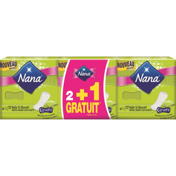NANA Protège-lingerie fraîcheur sous pochette voile discret 3x32 pièces