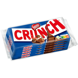 CRUNCH Tableta de chocolate con leche y cereales 5 x 100 g
