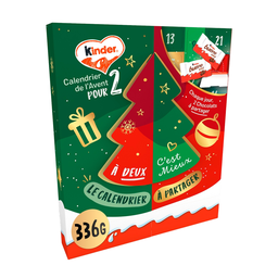 KINDER Calendrier l'Avent Adultes Chocolat au Lait à Partager 336 g