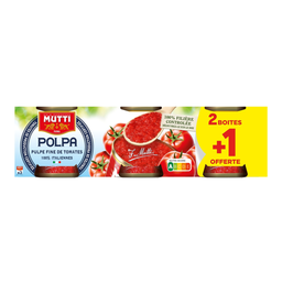MUTTI Pulpa de tomate fina 3 x 210 g