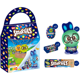 SMARTIES Chocolate de leite bolsa presente de páscoa 195 g