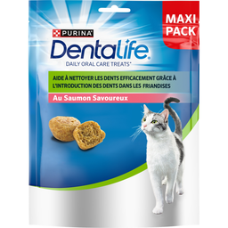 DENTALIFE Petiscos para Gato Adulto Higiene Oral Salmão 140 g