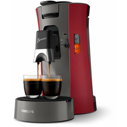 SENSEO Cafetera de monodosis Philips Select Roja