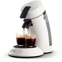 SENSEO Cafetera de monodosis Philips Original Plus CSA210/10 Blanco