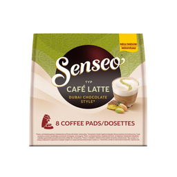 SENSEO Café Latte Dubai Chocolate Style Sabor Pistacho y Chocolate 8 dosis