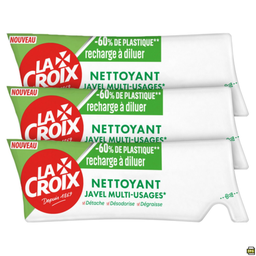 LA CROIX Limpador Lixívia Multiusos Recarga para Diluir lote de 3 recargas