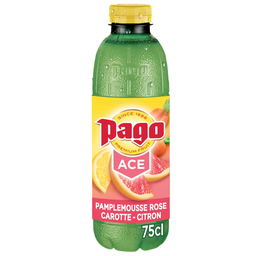 PAGO Sumo de toranja rosa, cenoura e limão vitaminas ACE 0.75 L