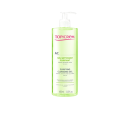 TOPICREM Sensitive Mixed to Oily Skin Cleansing and Makeup Removing Face Gel 400 ml