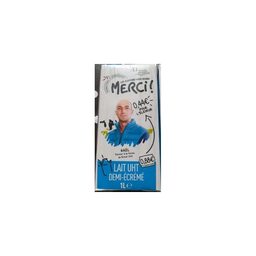 MERCI Leche Semidesnatada Ladrillo 6 x 1 L