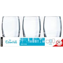 VERRE Domédia Les Essentiels round glass 35 cl