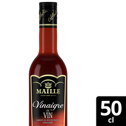 MAILLE Vinagre de vino tinto suavizado con zumo de uva concentrado 50 cl