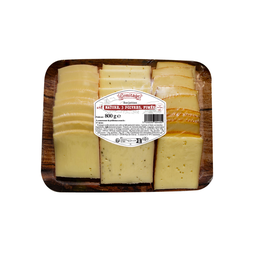 ERMITAGE Fromage à Raclette Trio Nature Poivre et Piment