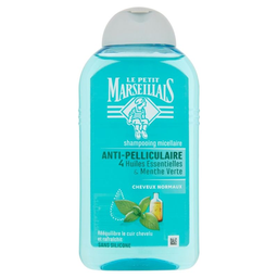 LE PETIT MARSEILLAIS shampooing anti-pelliculaire menthe: flacon de 250ml