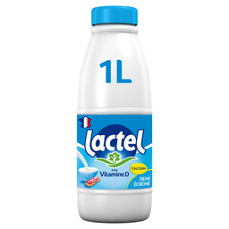LACTEL Leite meio-gordo 1,5% mg vitamina D 1 L