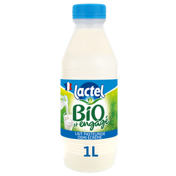 LACTEL Leite Meio-Gordo Bio Pasteurizado 1 L
