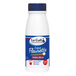 LE GALL Crème Fraîche Fleurette LE GALL — la bouteille de 25cl
