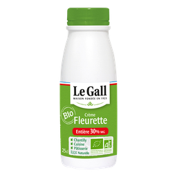 LE GALL Crème Fleurette Bio entière LE GALL