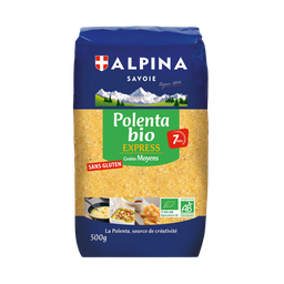 ALPINA SAVOIE Polenta Grains Moyen sans Gluten Bio ALPINA SAVOIE