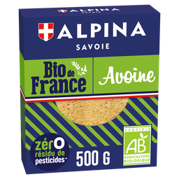 ALPINA Avoine bio sans résidu de pesticides 500 g