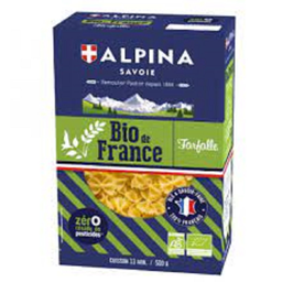 ALPINA SAVOIE Farfalle bio sans résidu de pesticides 500g