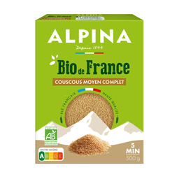 ALPINA SAVOIE Couscous complet bio ALPINA SAVOIE