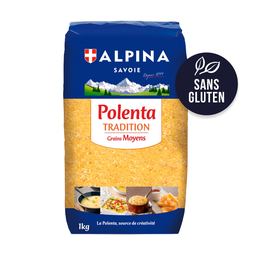 ALPINA SAVOIE Polenta tradition grains moyens 1 kg
