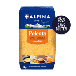ALPINA SAVOIE Polenta onctueuse grains fins sans gluten 1 kg