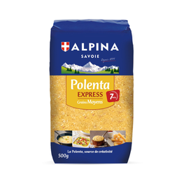 ALPINA SAVOIE Polenta Express grains moyens sans gluten 500 g