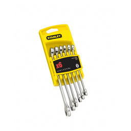 STANLEY Juego de 6 llaves mixtas 10-15mm 4-94-646