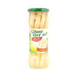 GEANT VERT bocal asperges grosses blanches 370ml