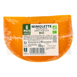 ISIGNY SAINTE MÈRE Mimolette 6 mois d'affinage Bio ISIGNY SAINTE MERE