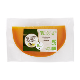 ISIGNY STE MERE Mimolette française bio jeune 3 mois 200g
