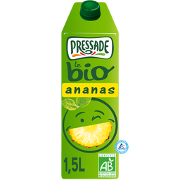 PRESSADE Nectar d'ananas bio brique 1,5