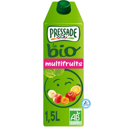 PRESSADE Le BIO Jus multifruits sans pulpe BIO La brique 1,5