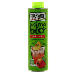 PRESSADE Organic Peach Syrup 60 cl