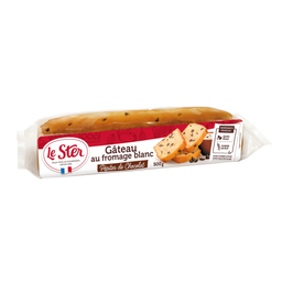 LE STER Gâteau au fromage blanc aux pépites de chocolat 500g