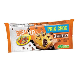 WHAOU Muffin Pepitas de Chocolate 216 g