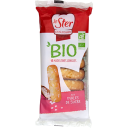 LE STER Madalenas Bio com Pérolas de Açúcar de Cana 200g