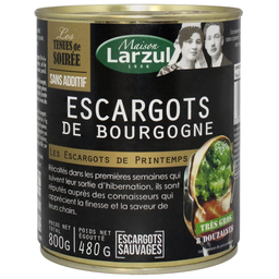 LARZUL Escargots de Bourgogne net égoutté 500 g