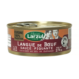 LARZUL Langue de boeuf piquante MAISON 274 g